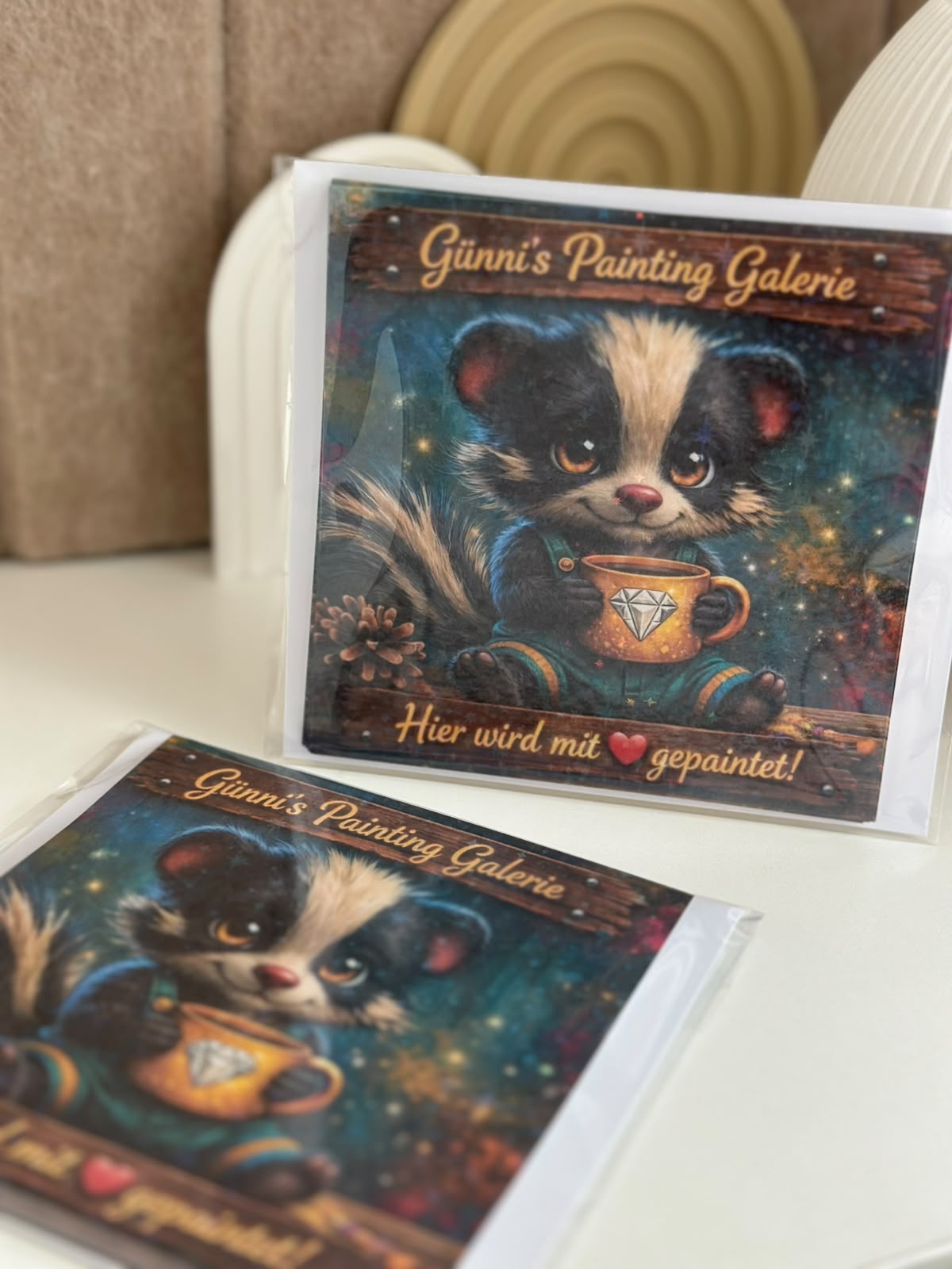 Coverpaper "Günni’s Painting-Galerie" 10er Pack mit Holo
