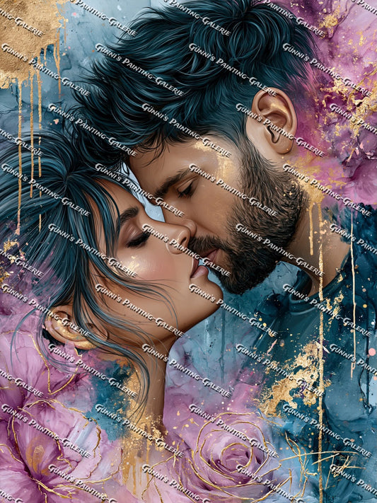 Liebe ohne Worte by Andy‘s_AI_Art 75x100 220 Farben