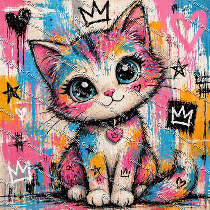 Kleine Königin der Farben by LulanaCuties 60x60 180 Farben