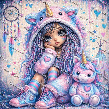 Einhornträume by LulanaCuties 60x60 150 Farben