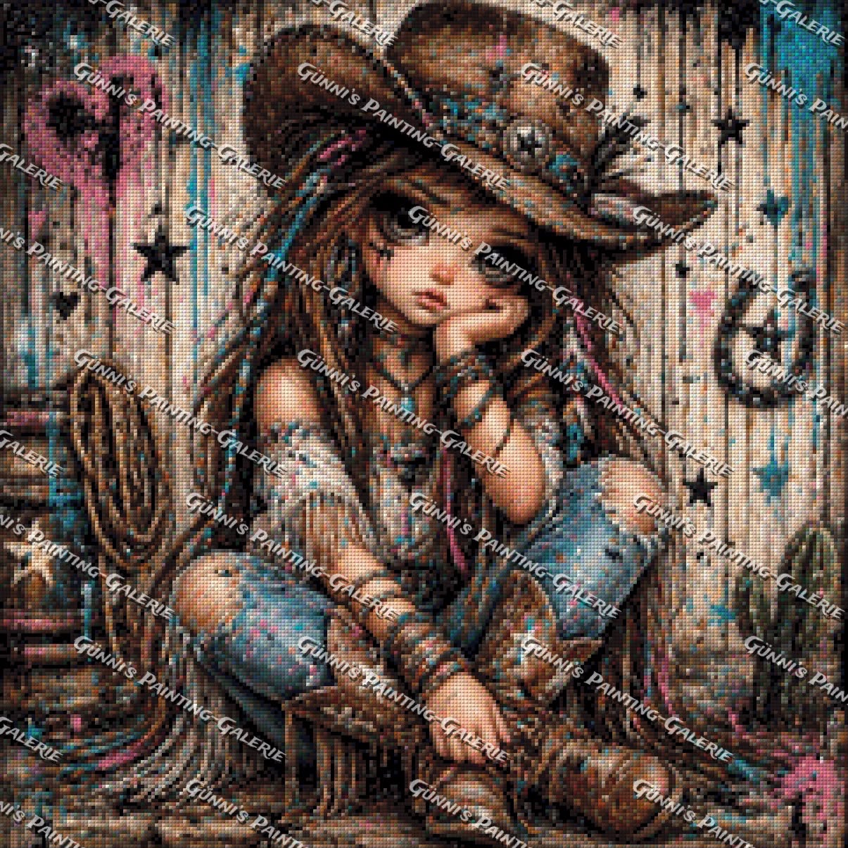 Wilde Seele by LulanaCuties 60x60 160 Farben