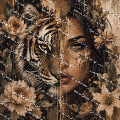 Seele des Tigers by LulanaCuties 60x60 80 Farben