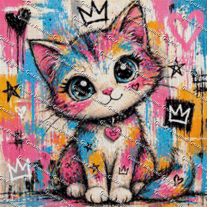 Kleine Königin der Farben by LulanaCuties 60x60 180 Farben