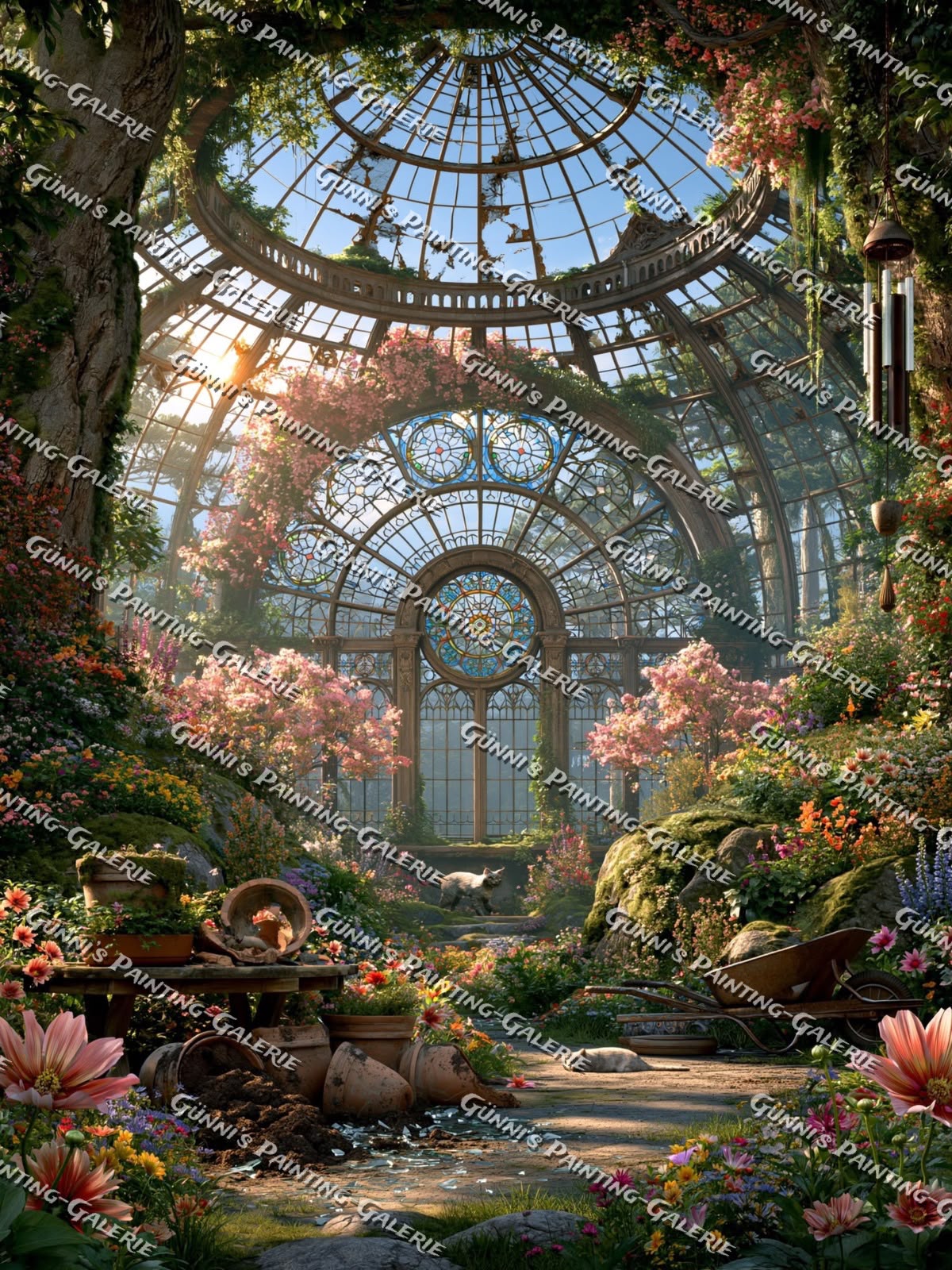 LostPlace Original - Oase der Erinnerungen by QN 90x120 320 Farben