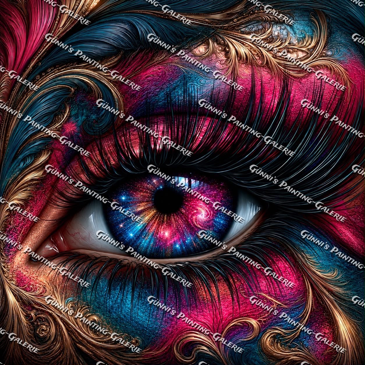 Auge des Universums by Andy‘s_AI_Art 90x90 285 Farben