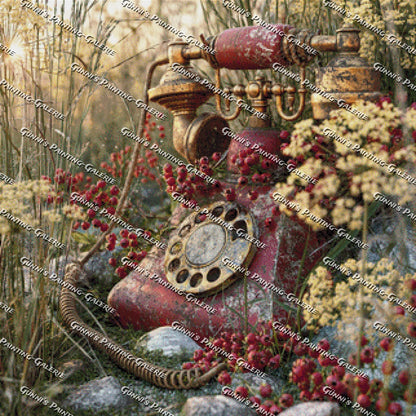 LostPlace Original - Ein Ruf aus alter Zeit by QN 80x80 235 Farben
