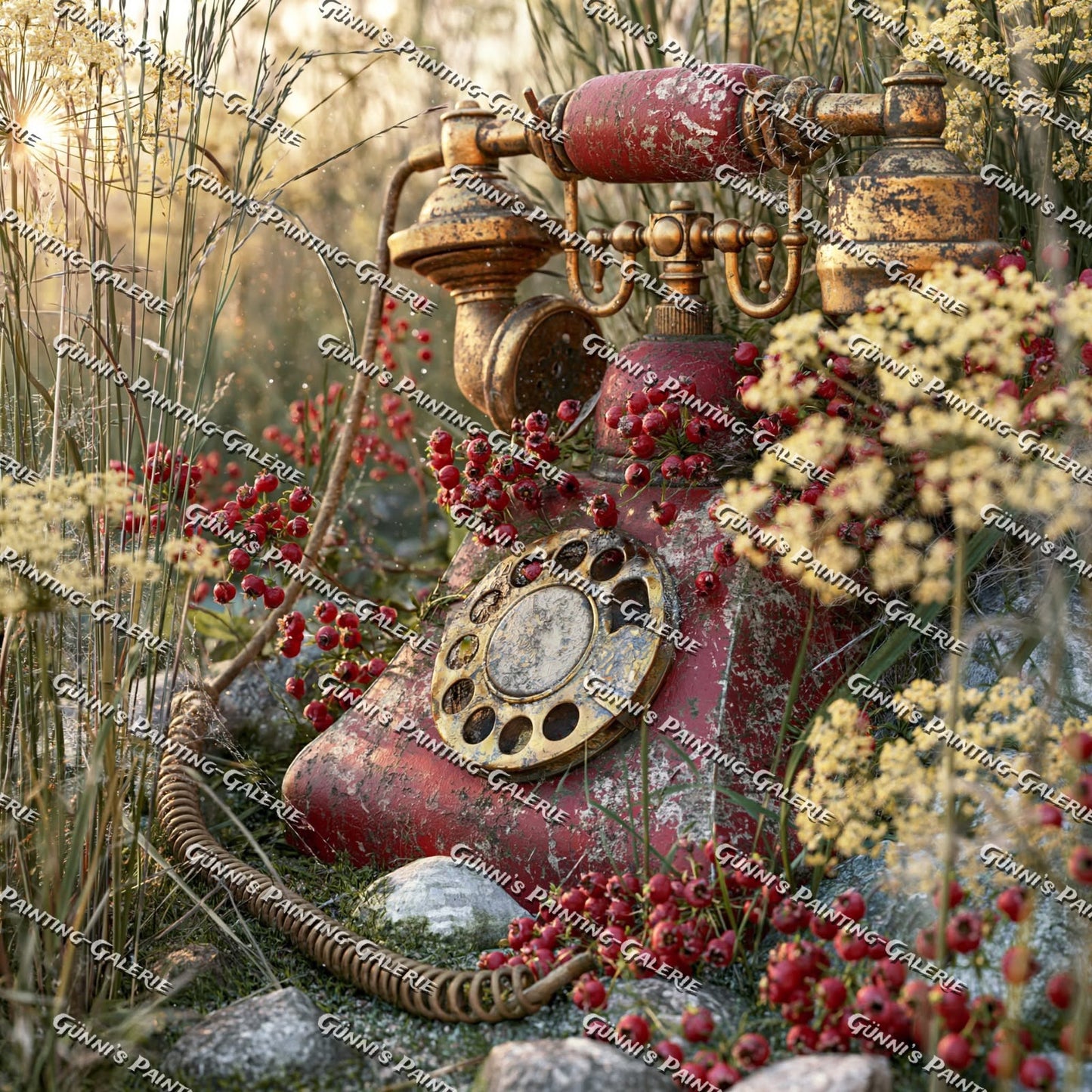LostPlace Original - Ein Ruf aus alter Zeit by QN 80x80 235 Farben