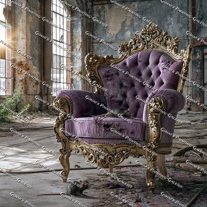 LostPlace Original - Vergessener Luxus by QN 80x80 145 Farben