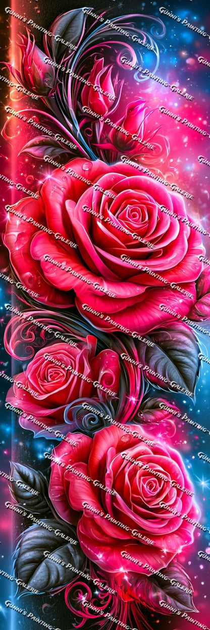 Magie der roten Rose by Elly_A.I. 50x150 240 Farben