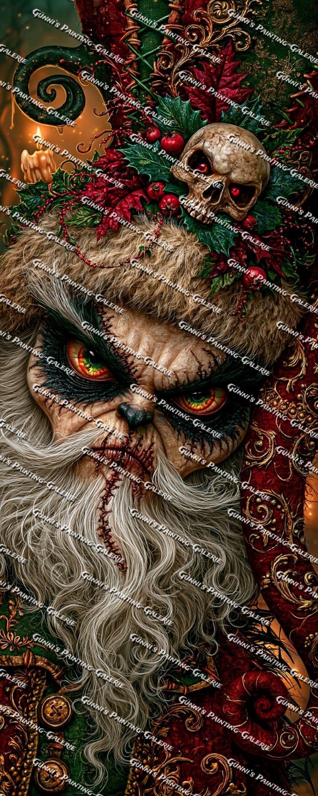 Dunkle Weihnacht by Karla 50x120 205 Farben