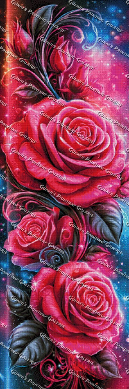 Magie der roten Rose by Elly_A.I. 50x150 240 Farben