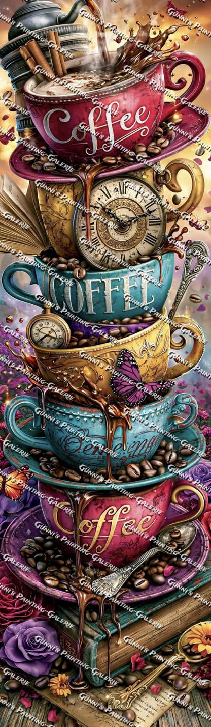 Zwischen Kaffee und Zeit by QN 35x120 285 Farben