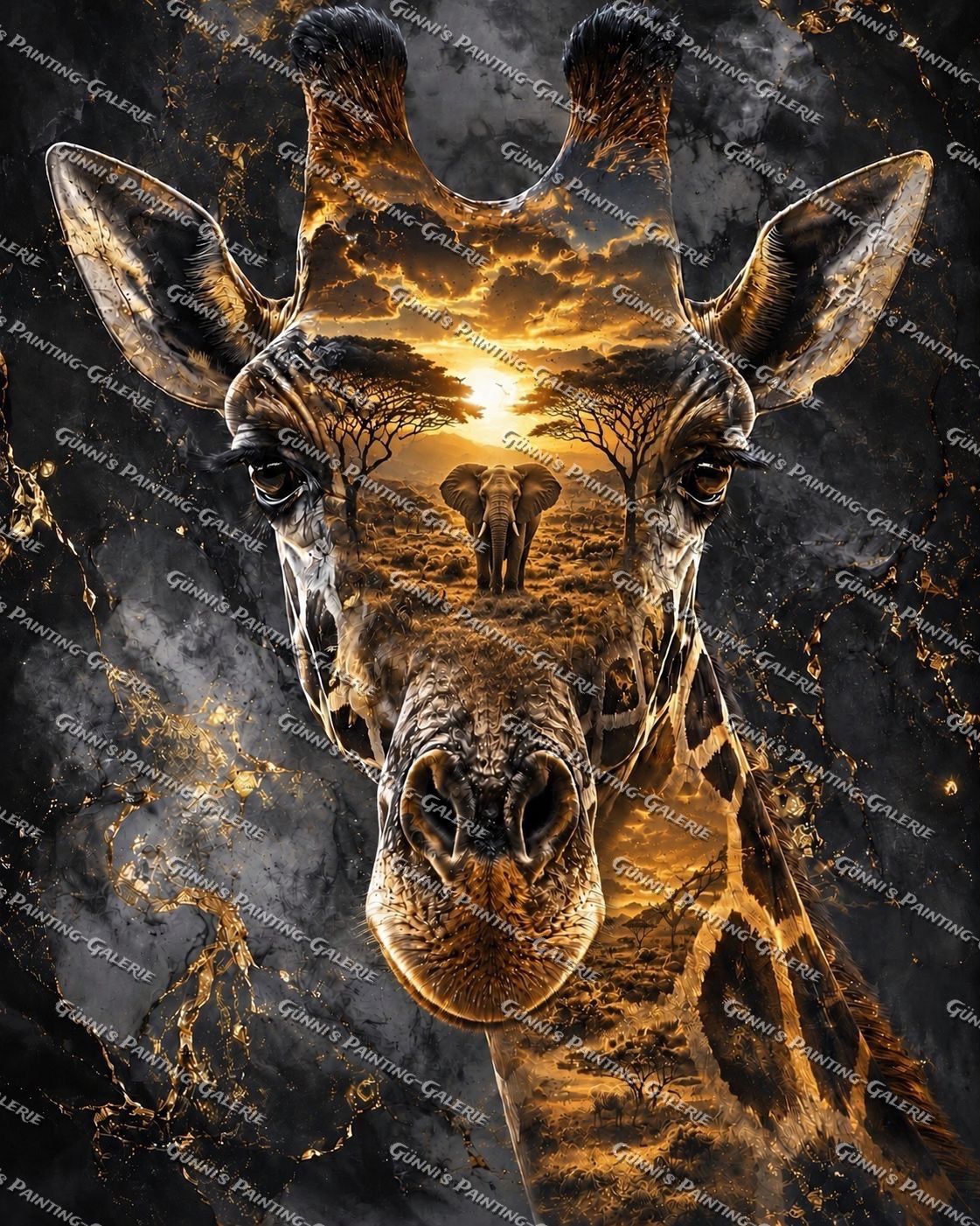 Afrikas Seele by BBabbsi 80x100 150 Farben