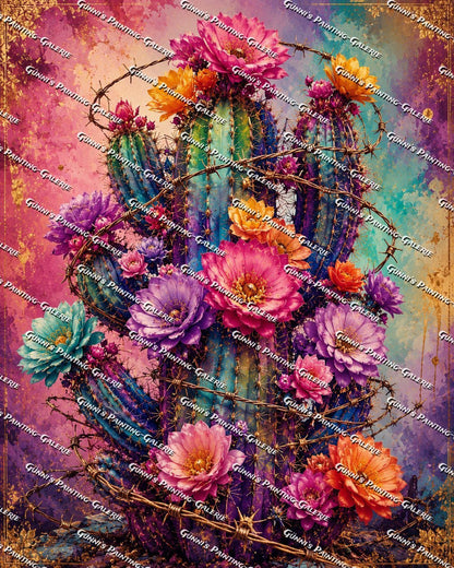 Wilde Blütenpracht by BBabbsi 80x100 295 Farben