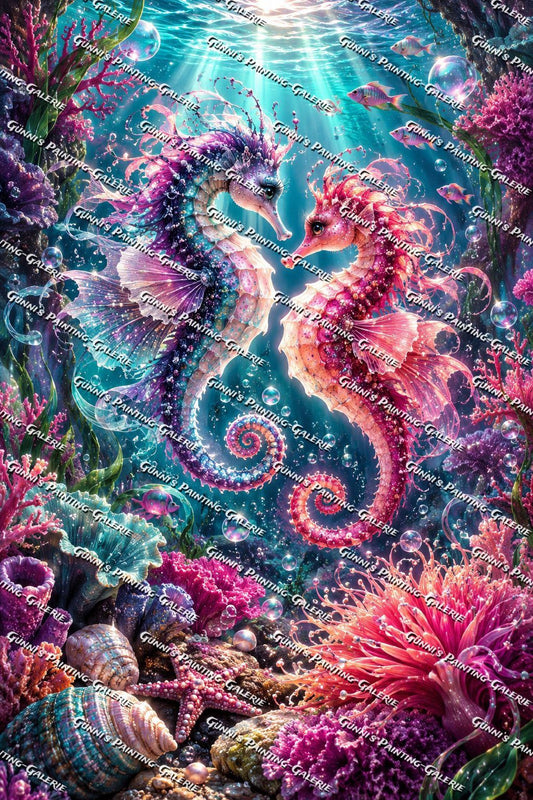 Tanz der Meeresherzen by BBabbsi 80x120 290 Farben