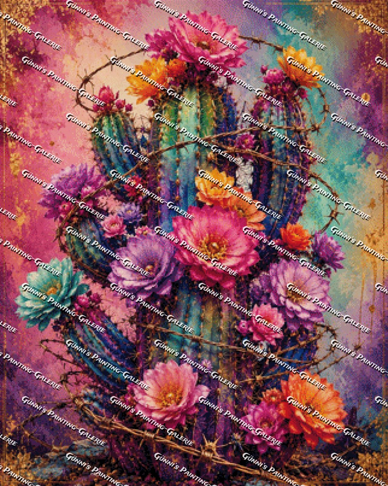 Wilde Blütenpracht by BBabbsi 80x100 295 Farben