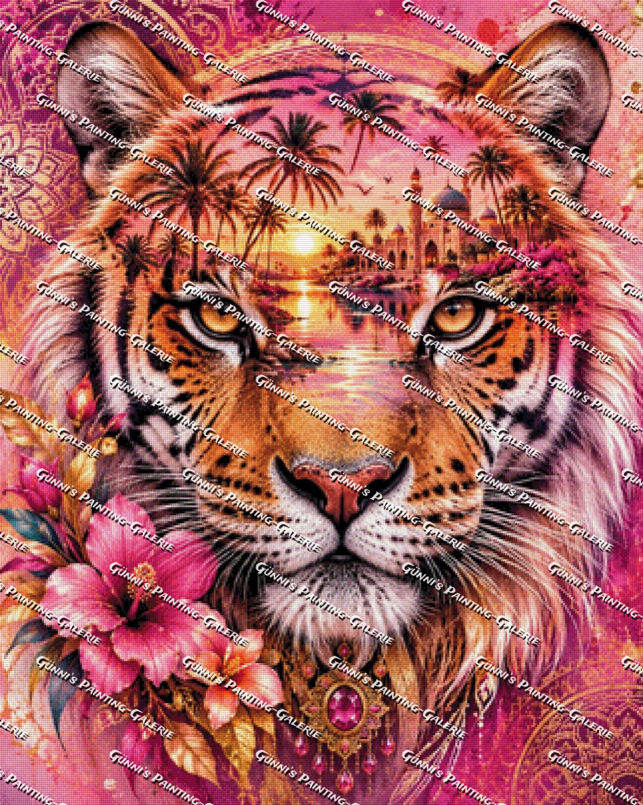 Tiger der tausend Träume by BBabbsi 80x100 270 Farben
