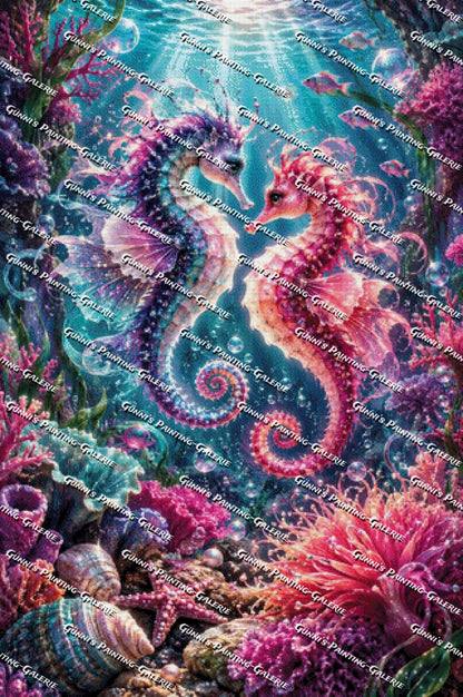 Tanz der Meeresherzen by BBabbsi 80x120 290 Farben