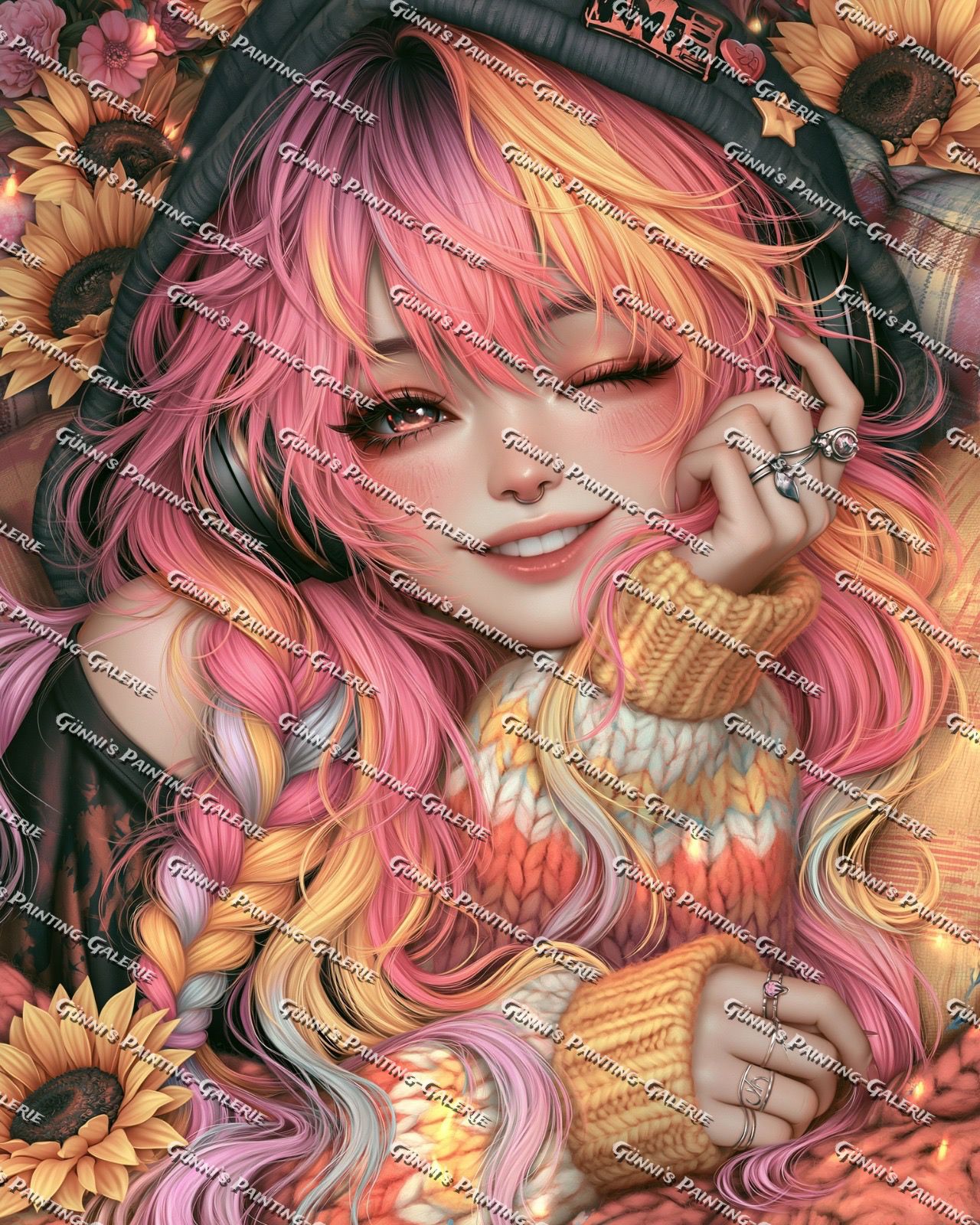 Sunflower Dream by Sweet_Loco_AI 75x100 210 Farben