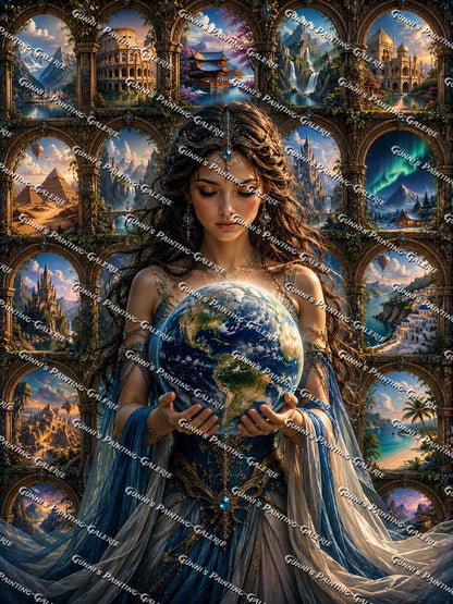 Hüterin der Welten by Andy‘s_AI_Art 90x120 295 Farben