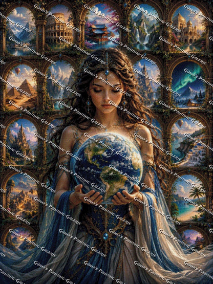Hüterin der Welten by Andy‘s_AI_Art 90x120 295 Farben
