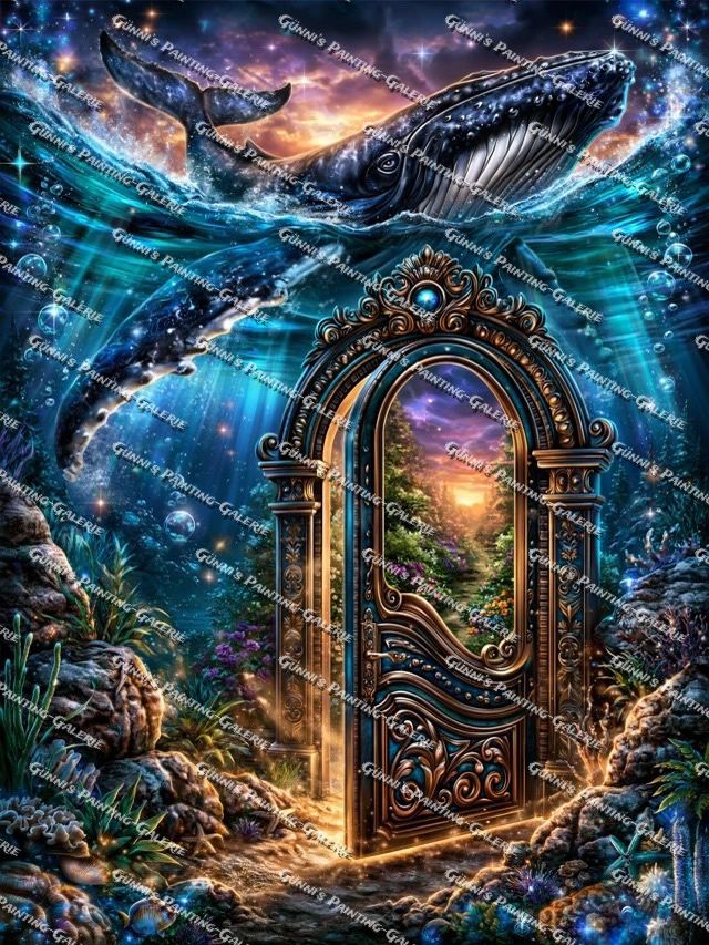Das Tor zwischen zwei Welten by illumaris KI_Art 90x120 270 Farben