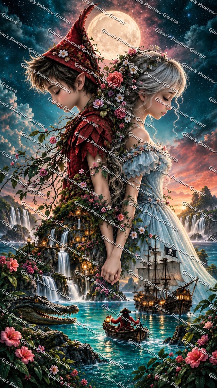 Das Reich der verlorenen Träume by Elly_A.I. 70x125 285 Farben