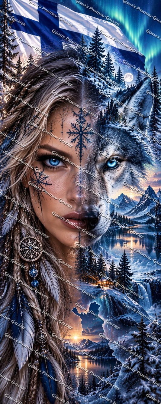 Im Herzen der Wildnis by Andy‘s_AI_Art 60x150 205 Farben