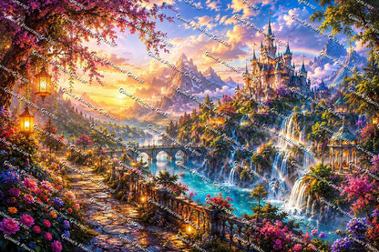 Das Tal der tausend Wunder by AuroraAI 120x90 290 Farben