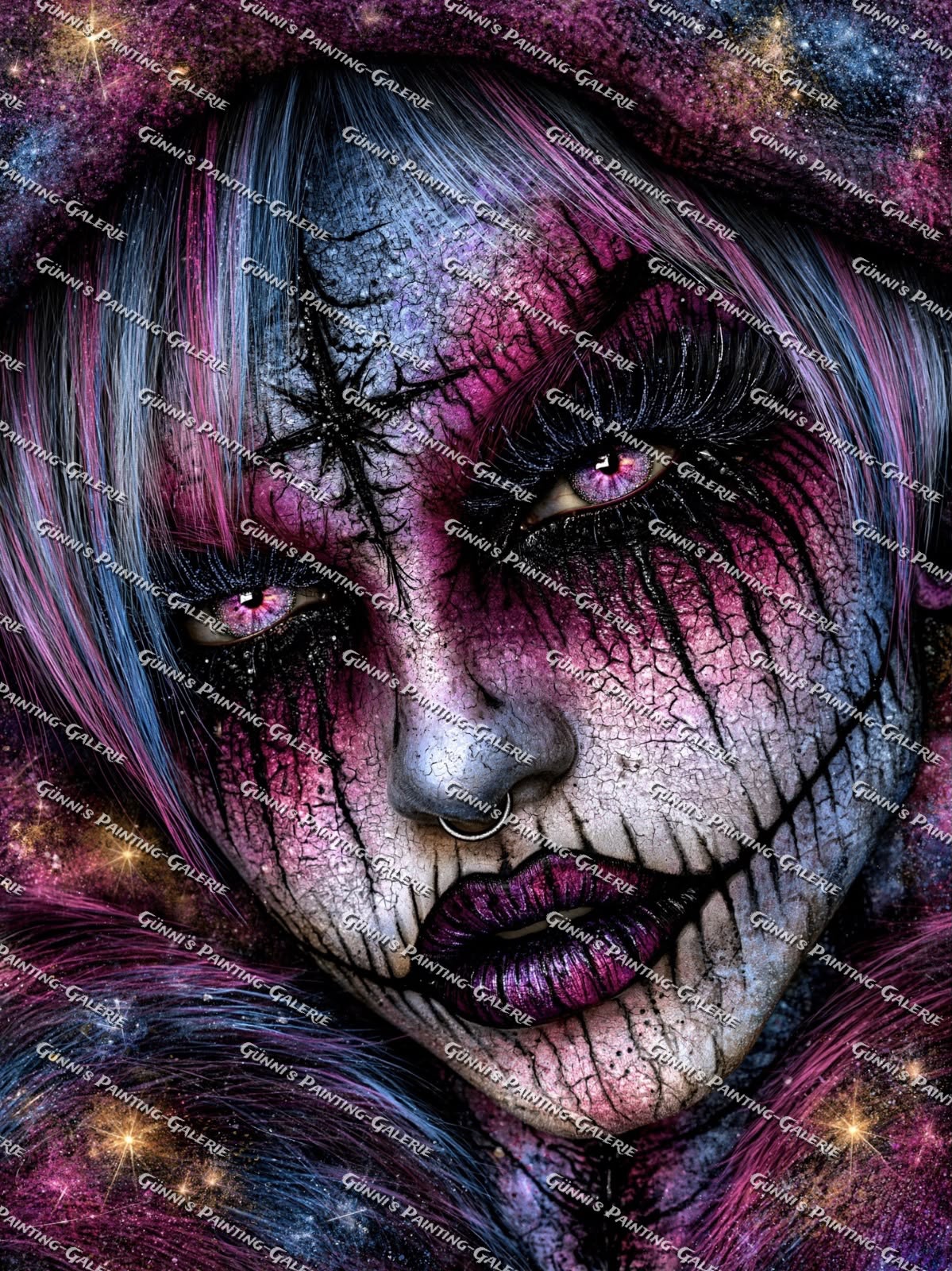 Gebrochene Schönheit by Karla 75x100 170 Farben