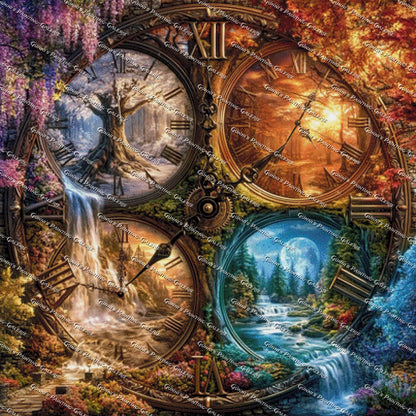 Im Wandel der Zeit by QN 100x100 315 Farben