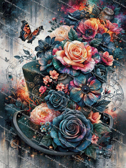Blütenzauber der Zeit by Sweet_Loco_AI 75x100 285 Farben