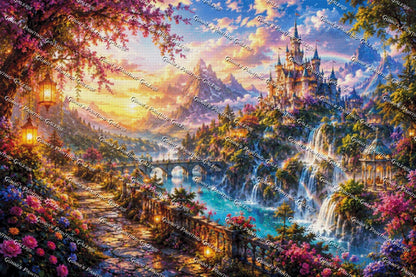 Das Tal der tausend Wunder by AuroraAI 120x90 290 Farben
