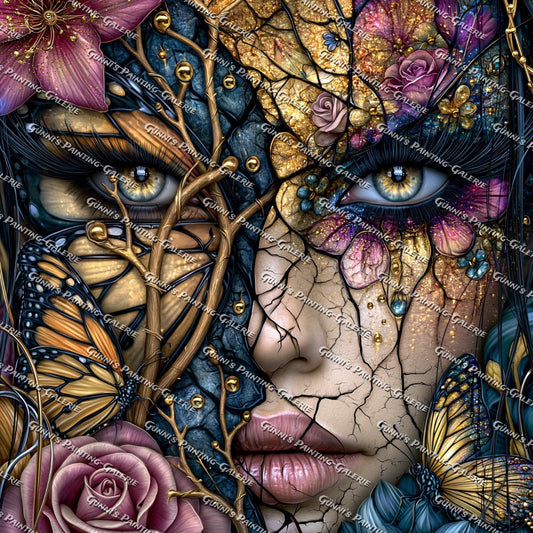 Zerbrechliche Schönheit by QN 90x90 300 Farben