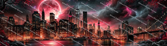 Bloodmoon Skyline by Andy‘s_AI_Art 200x55 270 Farben