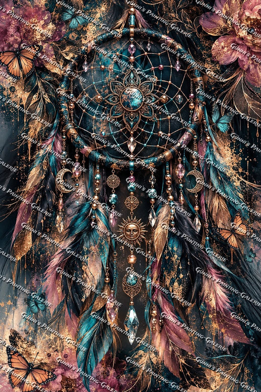 Mystischer Traumfänger by Andy‘s_AI_Art 80x120 225 Farben