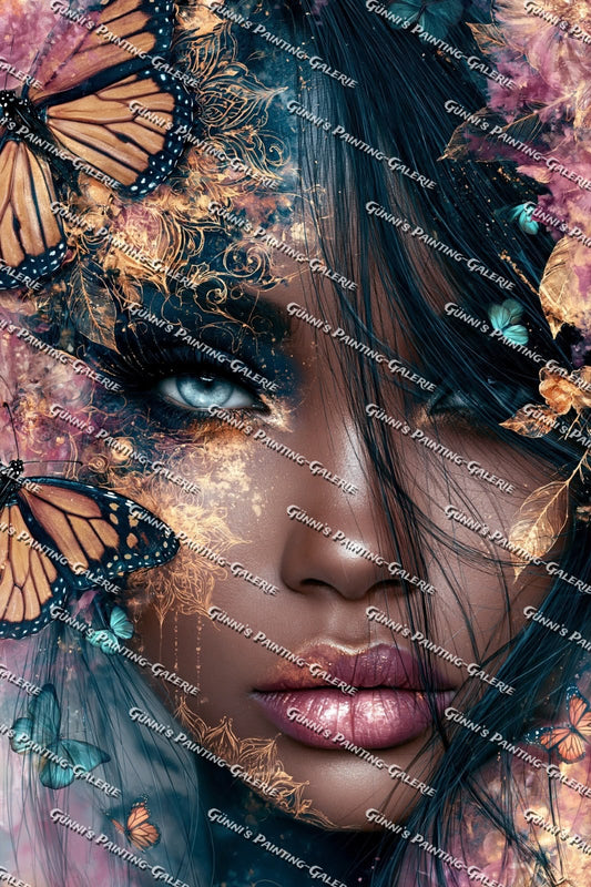 Butterfly Soul by Andy‘s_AI_Art 80x120 215 Farben