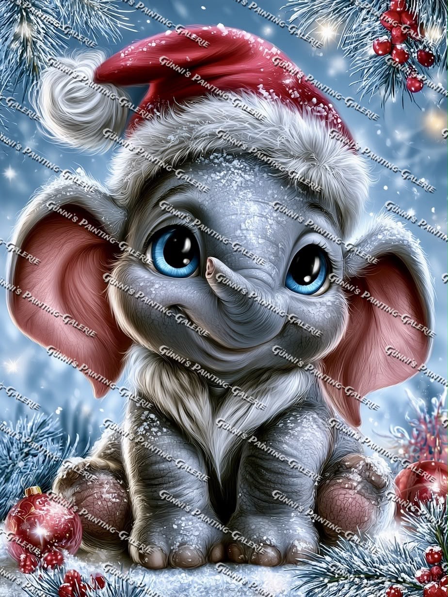 Elefantastische Weihnachten by Andastra_DP 75x100 220 Farben