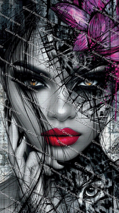 Dunkle Schönheit by QN 70x125 120 Farben