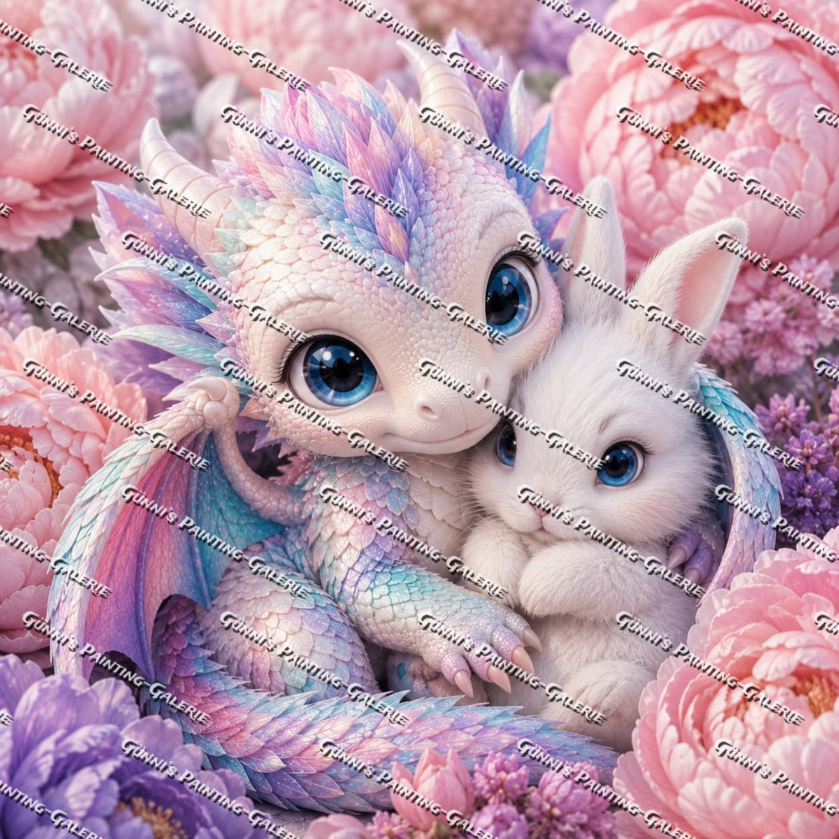 Zauberhafte Freundschaft by illumaris KI_Art 80x80 170 Farben