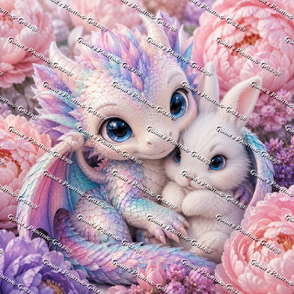 Zauberhafte Freundschaft by illumaris KI_Art 80x80 170 Farben