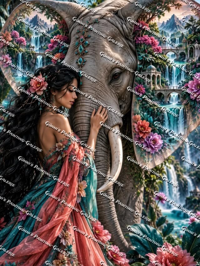 Verbunden für die Ewigkeit by illumaris KI_Art 90x120 295 Farben