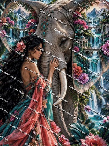 Verbunden für die Ewigkeit by illumaris KI_Art 90x120 295 Farben
