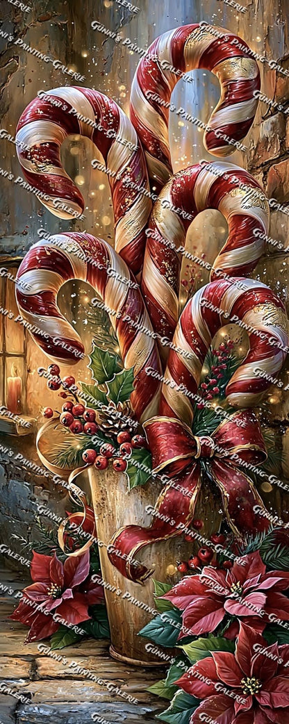 Zauber der Zuckerstangen by QN 50x125 265 Farben