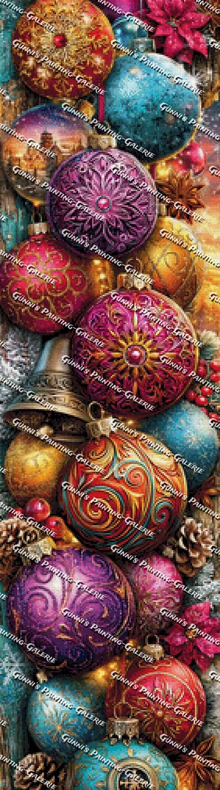 Weihnachtskugeln voller Magie by QN 35x125 285 Farben
