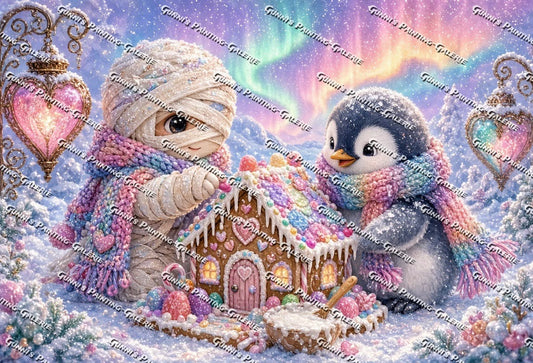 Zuckersüße Winterfreunde by Elly_A.I. 110x75 275 Farben