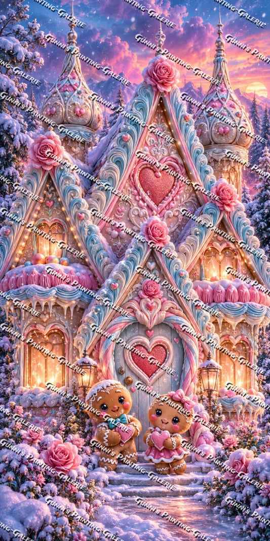 Winterzauber im Zuckerland by Elly_A.I. 70x140 275 Farben