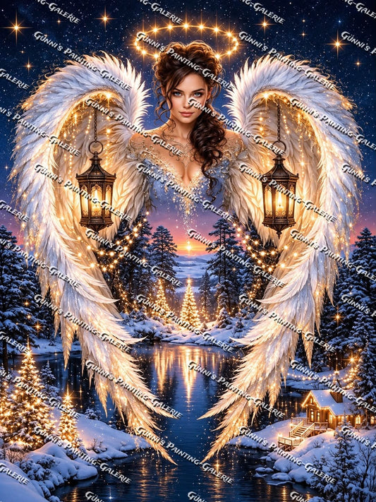 Im Schutz der Engel by illumaris KI_Art 75x100 220 Farben