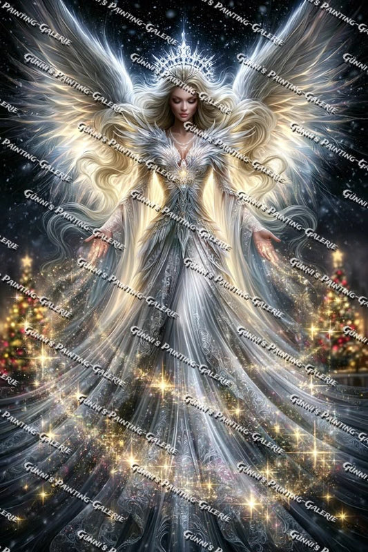 Flügel der Weihnachtszeit by illumaris KI_Art 80x120 195 Farben