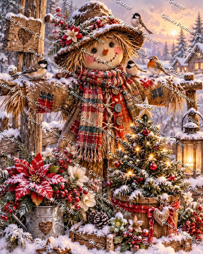 Herzenswärme im Schnee by BBabbsi 80x100 270 Farben